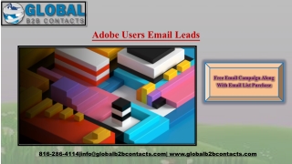 Adobe Users Email Leads