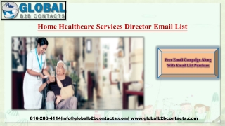 Home Healthcare Services Director Email Leads