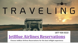 Choose JetBlue Airlines Reservations for the best inflight experience