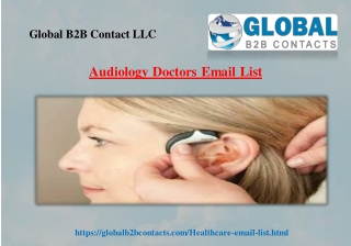 Audiology Doctors Email List