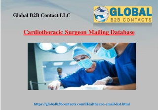 Cardiothoracic Surgeon Mailing Database