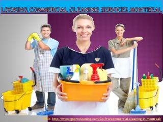 Looking Commercial Cleaning Services Montreal