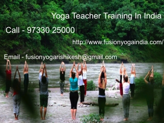 Multi Yoga Teacher Training in India - Fusion Yoga India