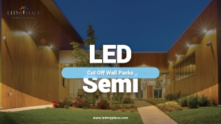 Cheap LED Semi Cutoff Wall Pack