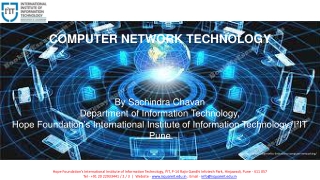 Computer Network Technology - Department of Information Technology