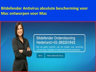 Bitdefender Antivirus absolute bescherming voor Mac ontworpen voor Mac