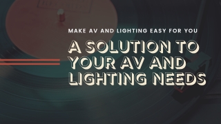 Av and Lighting Los Angeles - Belvedere Entertainment