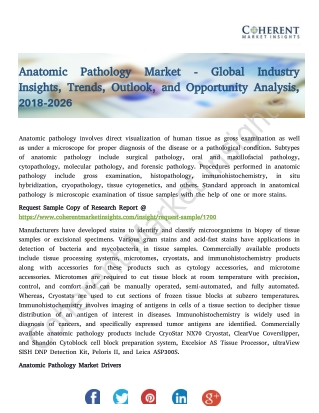 Anatomic Pathology Market - Trends, Outlook, and Opportunity Analysis, 2018-2026