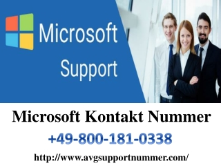 Microsoft Support Nummer 49-800-181-0338