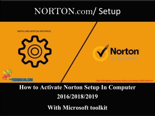 How to Activate Norton Setup In Computer at norton.com/setup
