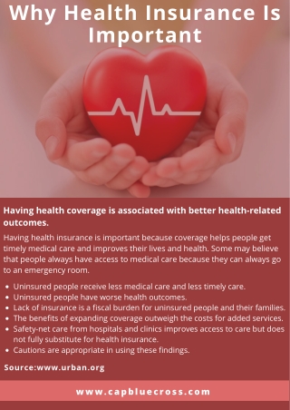 Why Health Insurance Is Important