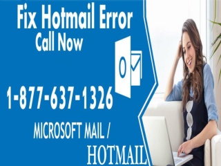 How to Fix Hotmail Error?