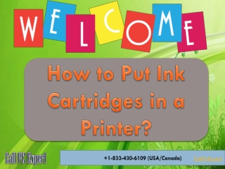 How to Put Ink Cartridges in a Printer?