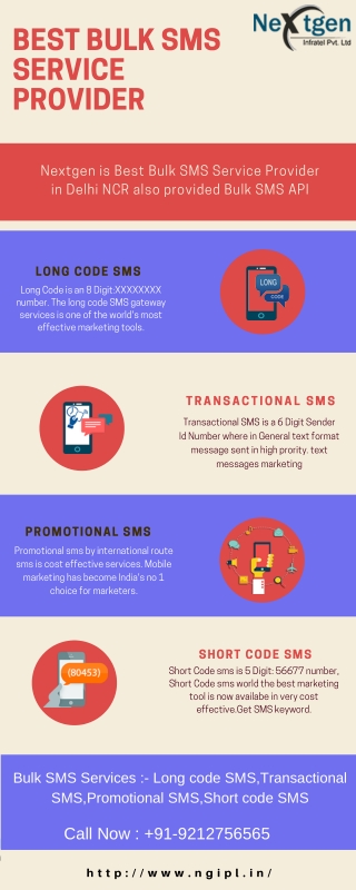 Best Bulk SMS Service Provider, Bulk SMS API, SMS Marketing | Nextgen