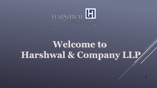 Accounting Services Provider – Harshwal & Company LLP