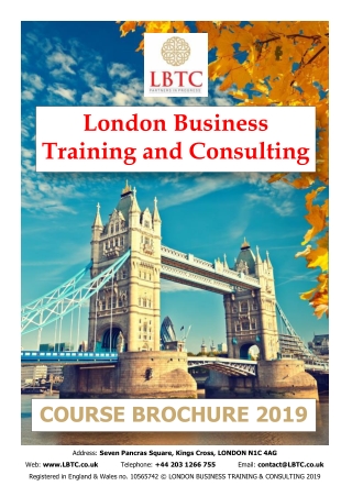 London Business Training & Consulting (LBTC) - London,UK