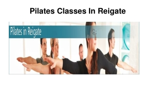 Pilates Classes In Reigate