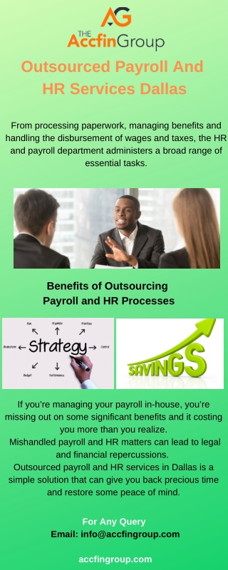 Outsourced payroll and HR services Dallas