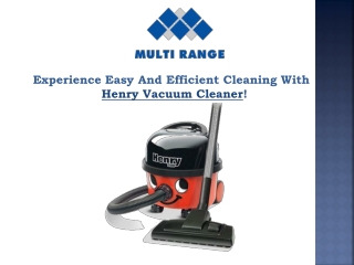 Numatic Henry Vacuum