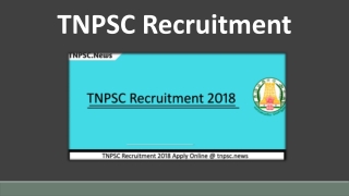 TNPSC Recruitment 2019 - Apply Online For 168 Tamilnadu PSC Vacancy