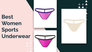 Best Women Sports Underwear By Tweak