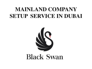 Mainland Company Setup Service in Dubai