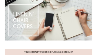 Wedding Planning Checklist