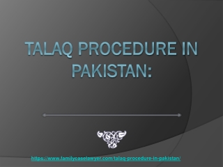Talaq Procedure In Lahore Pakistan | Lawyer In Lahore