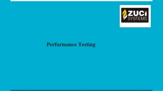 Software QA | Software Testing Company | Performance Testing | Zuci Systems