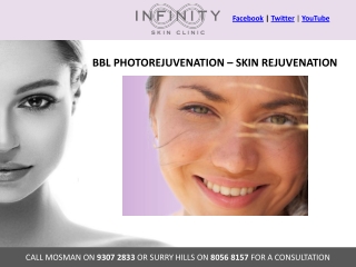 BBL PHOTOREJUVENATION – SKIN REJUVENATION