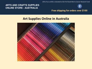 Art Supplies Online in Australia