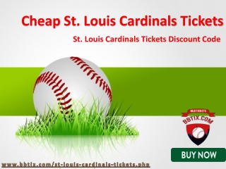 St Louis Cardinals Match Tickets | St Louis Cardinals Tickets Discount Coupon