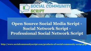 Professional Social Network Script