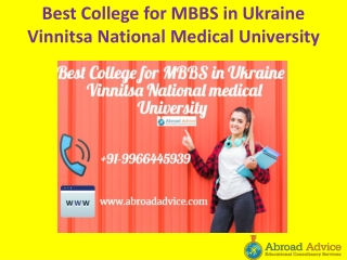 Best College for MBBS in Ukraine | Vinnitsa National Medical University