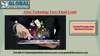 AiSee Technology Users Email Leads