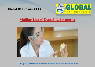 Mailing List of Dental Laboratories