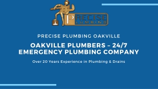 OAKVILLE PLUMBERS – 24/7 EMERGENCY PLUMBING COMPANY