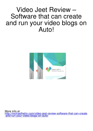 Video Jeet Review