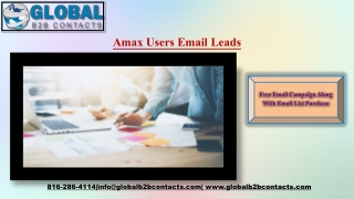 Amax Users Email Leads