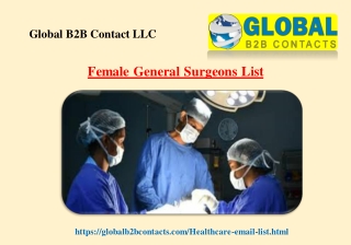 Female General Surgeons List