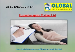 Hypnotherapists Mailing List