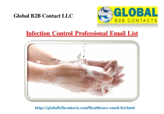 Infection Control Professional Email List