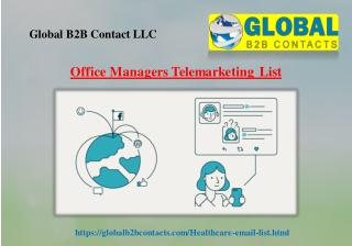 Office Managers Telemarketing List