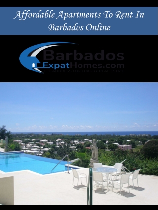 Affordable Apartments To Rent In Barbados Online