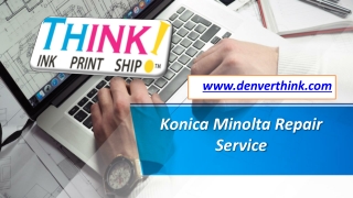 Konica Minolta Repair Service – Denverthink.com