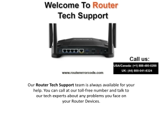 Router Tech Support | Call ( 1) 888-480-0288