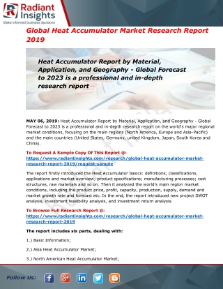 Heat Accumulator Market Overview with Qualitative Analysis 2023