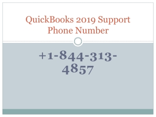 QuickBooks 2019 Support Phone Number