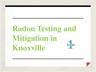 Radon Testing in Your Home Can Save Your Life