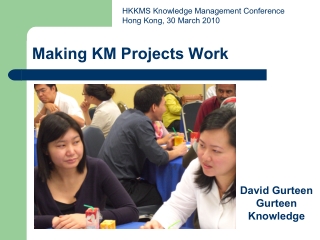 Making KM projects work
